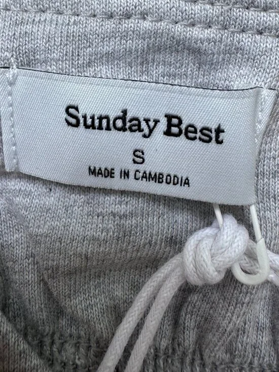 Sunday Best Light Gray Cotton Spaghetti Strap Camisole - Picture 9 of 10